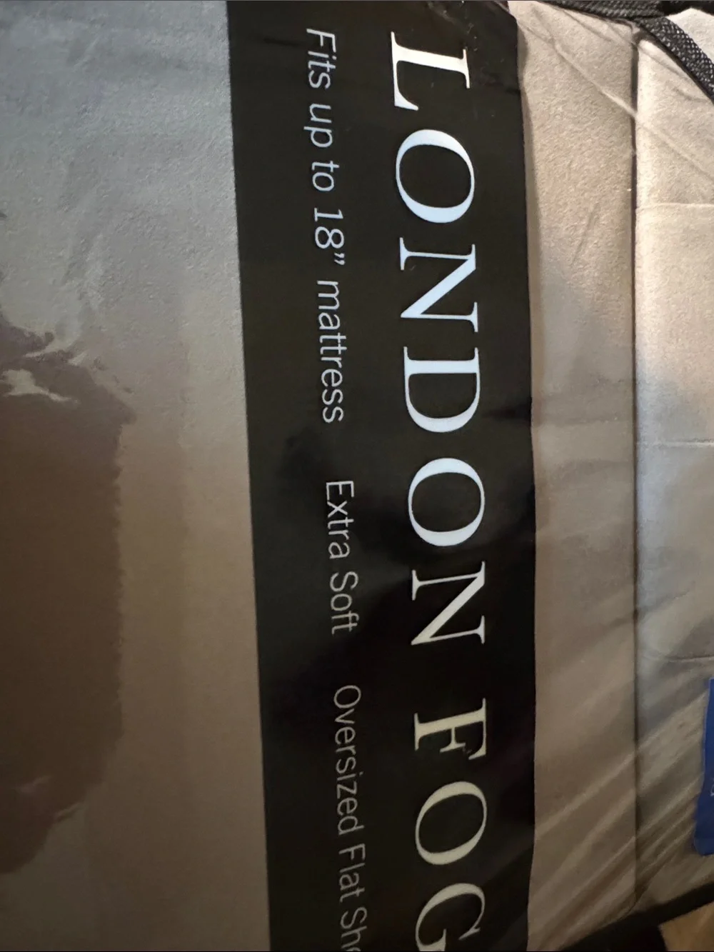 London Fog King Sheet Set - Silver